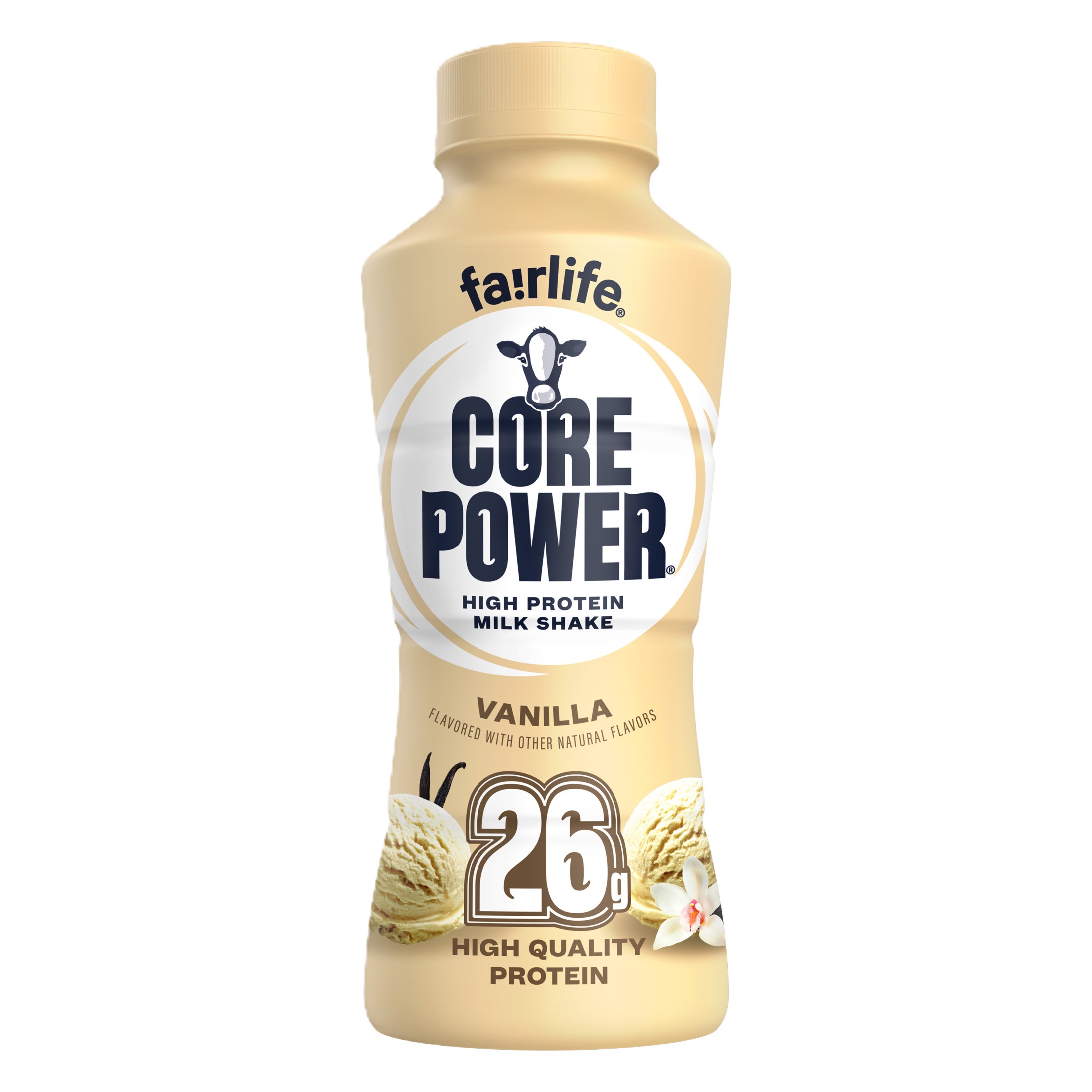 Core Power Protein Shake, Vanilla, 26g Bottle, 14 fl oz
