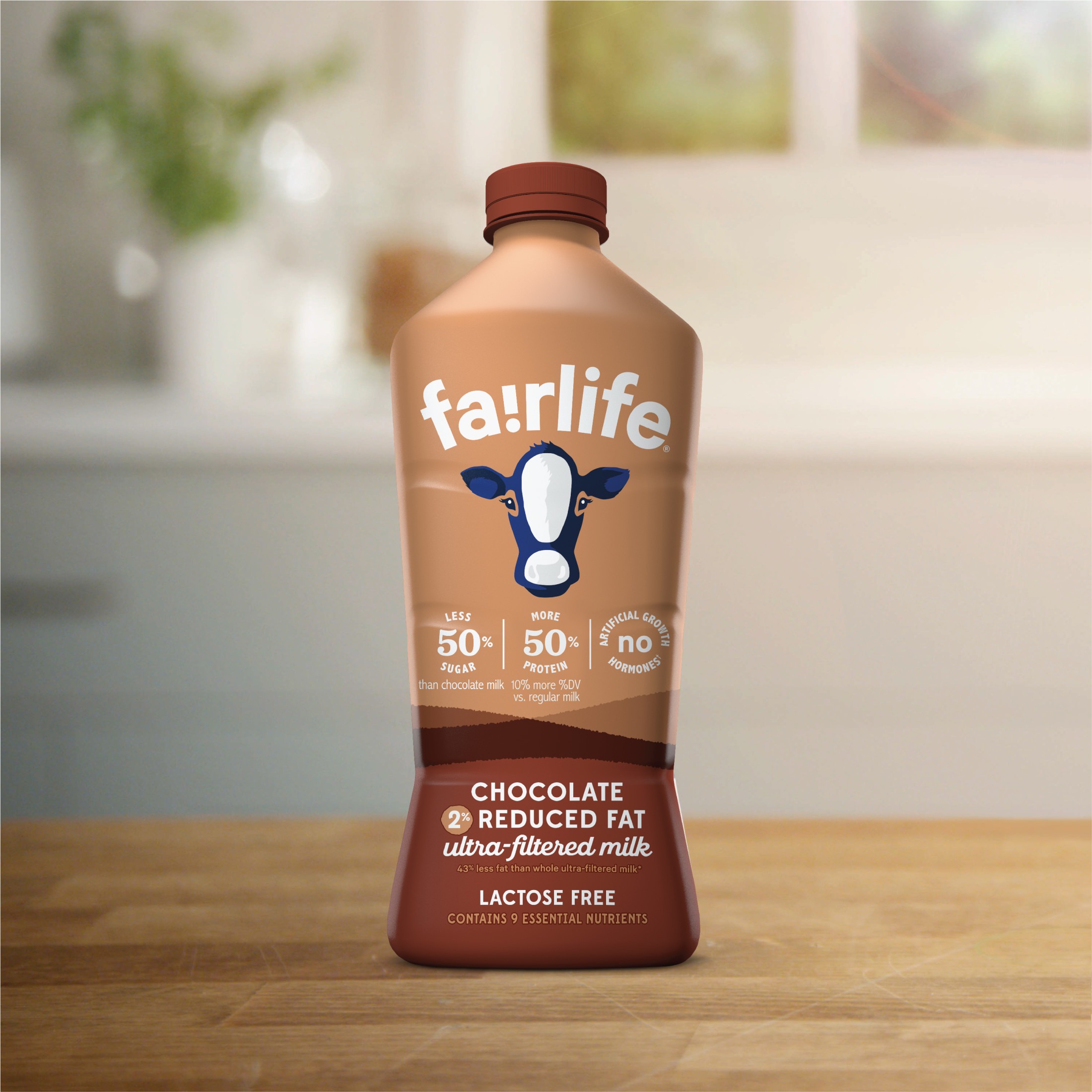 Alternative view of fairlife Lactose Free Reduced Fat Chocolate Ultra Filtered Milk, 52 fl oz